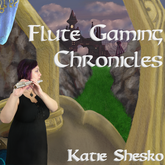 Flute Gaming Chronicles Album Art Sticker