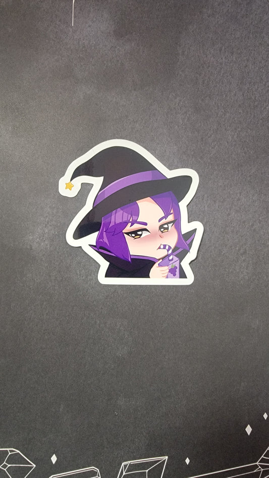 Katie Sippin on Juice Vinyl Sticker